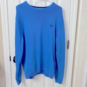 Chaps blue knit sweater